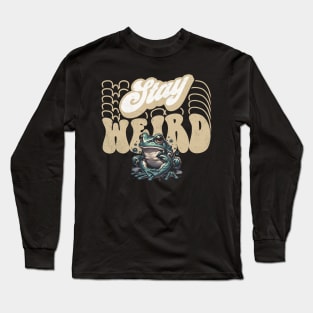 Retro Stay Weird Long Sleeve T-Shirt